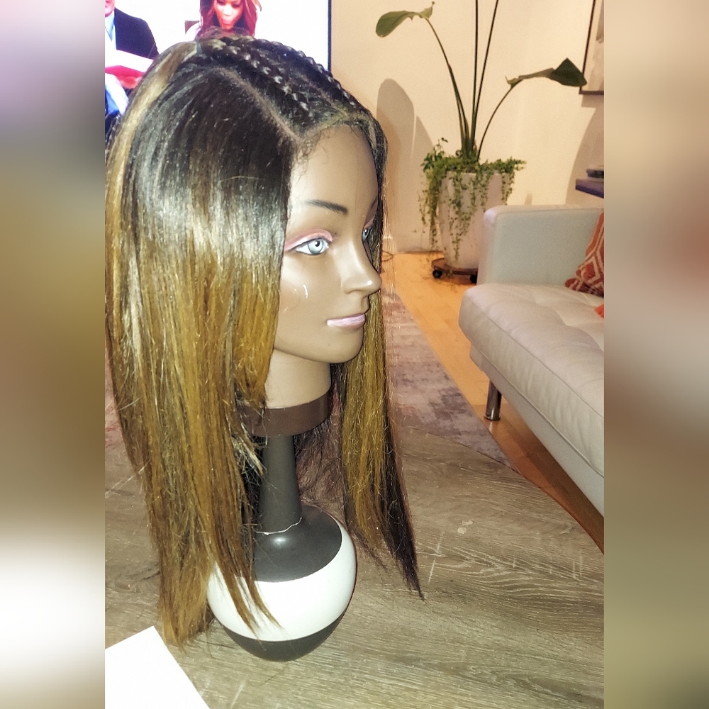 Lace front wig